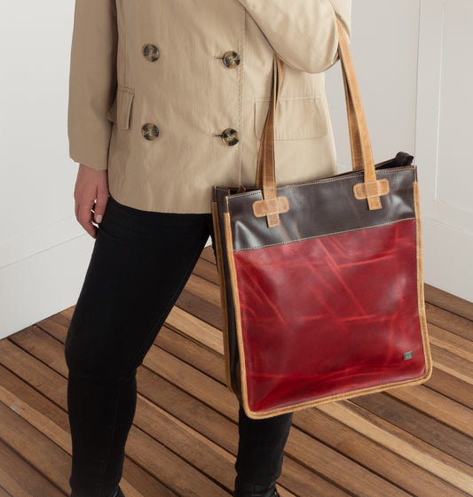 Isa Rojo con Canela y Ocre