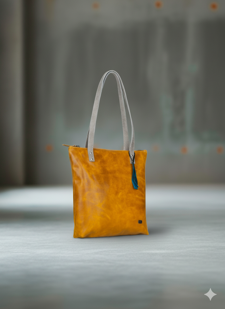 Bolso Sara en cuero – retro/vintage | Edición única