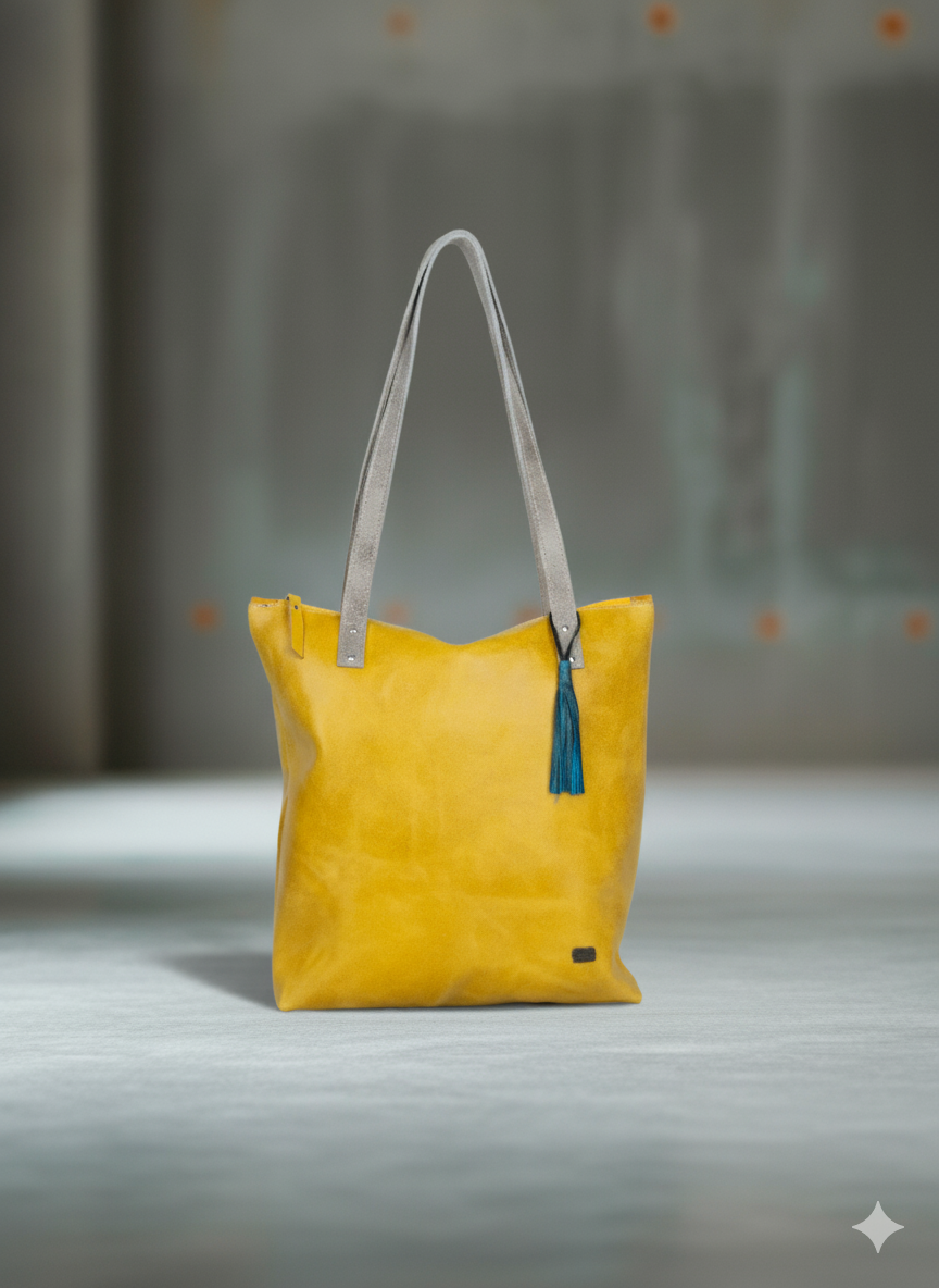Bolso Sara en cuero – retro/vintage | Edición única